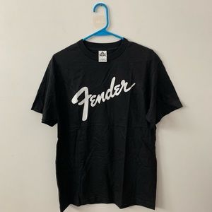 🎉HP🎉 New Medium Fender Guitars Black & White Logo Tee Shirt